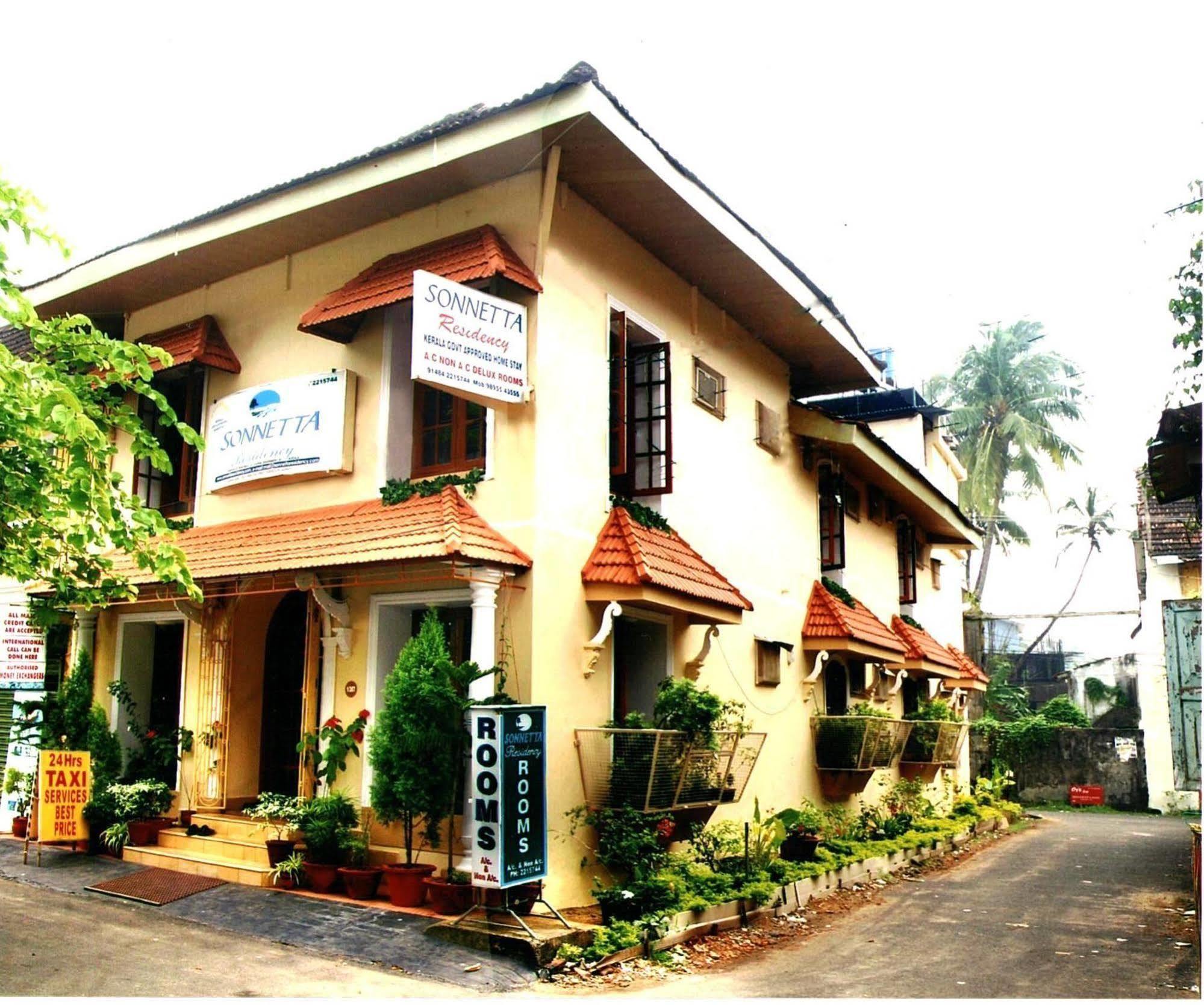 Sonnetta Residency Bed & Breakfast Kochi Dış mekan fotoğraf